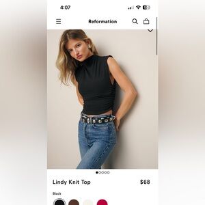 Lindy knit top from Reformation